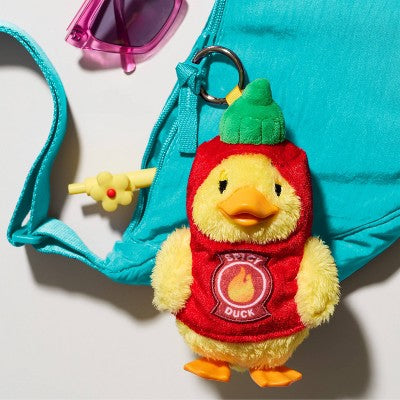 Happy Haul Duckalooz Snack Quack Plush Duck Clip-On Blind Box 5" Collectible Stuffed Toy with Removable Costume Short-Run Drop Ages 8+