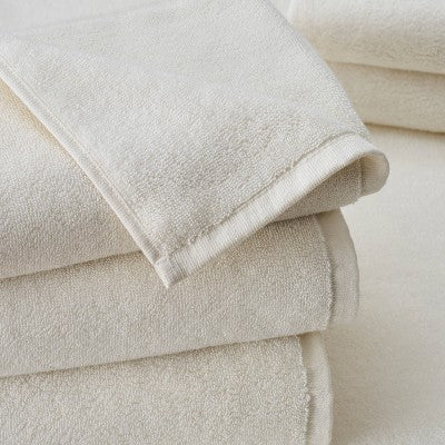 Turkish Cotton Bath Towel White - Wellbe