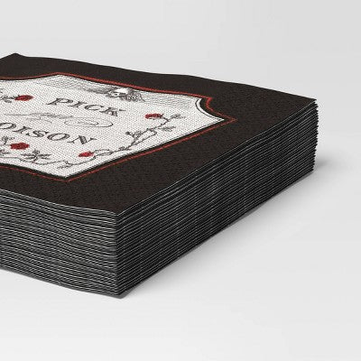 20pk Pick Your Poison Beverage Napkins - Threshold