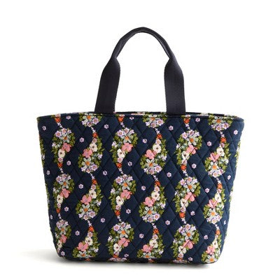 Vera Bradley Women's Outlet Cotton Essential Lunch Tote Bag Paisley Rain