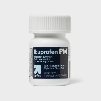 Ibuprofen PM Caplets - Diphenhydramine (NSAID) - 20ct - up&up