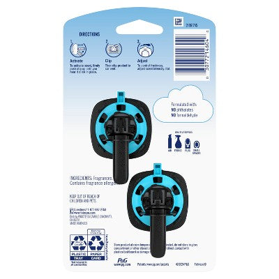 Febreze Luxe Car Air Freshener - Rainforest - 0.14 fl oz/2ct