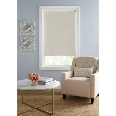 1pc 32"x72" Blackout Roller Window Shade with Slow Release System Gray - Lumi Home Furnishings: Indoor Blinds, Wall Mount (LOCAL PICKUP ONLY)