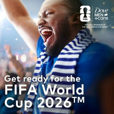Dove Men+Care FIFA 2-in-1 Shampoo and Conditioner - All Star Comfort - 18 fl oz: Vegan, Gel, Deep Hydration