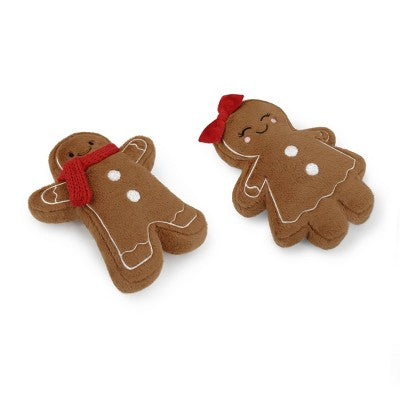 2pk Christmas Mini Pillows Gingerbread Men + Women - Bullseye's Playground