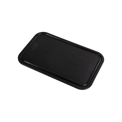 Char-Broil Deep Dish and Cutting Board Stainless Steel Heat-Resistant Grill Topper Black/Silver