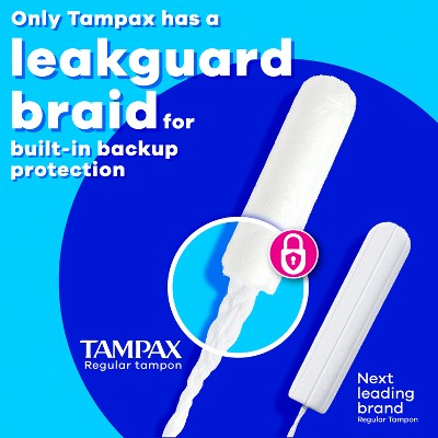 Tampax Pearl Duo Pack Tampons - Regular/Super - Unscented - 48ct