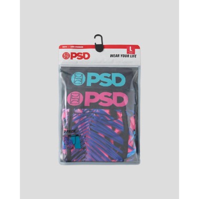 PSD Men's Palm Vice Print Briefs 2pk - Palm Vice/Blue XXL