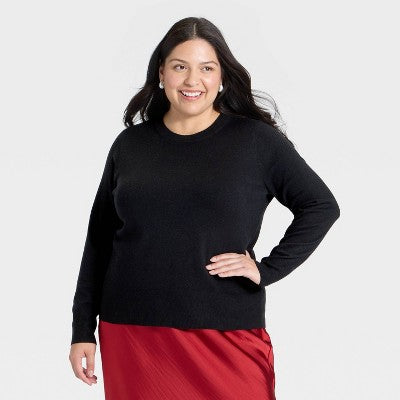 Women's Slim Fit Cozy Knit Pullover Sweater - A New Day 2X