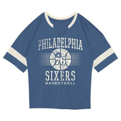 NBA Philadelphia 76ers Kids' Short Sleeve Fashion T-Shirt - L