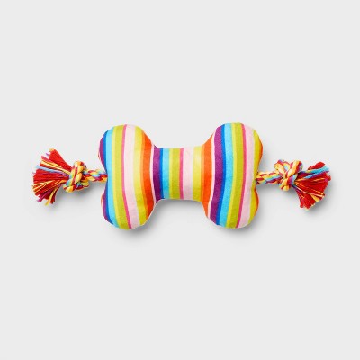 Pride 15" Bone Dog Rope Plush Toy