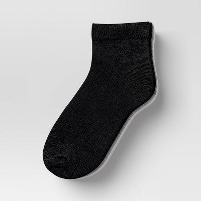 Girls' 8pk Ankle Socks - Dealworthy Pink M/L