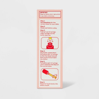Acetaminophen Dye Free Infant Pain Reliever Liquid - Cherry - 2 fl oz - up&up