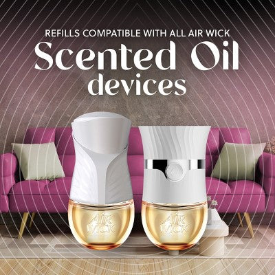 Air Wick Vibrant Scented Oil Air Freshener Refill - Sweet Hibiscus & Magnolia - 0.34 fl oz/2ct