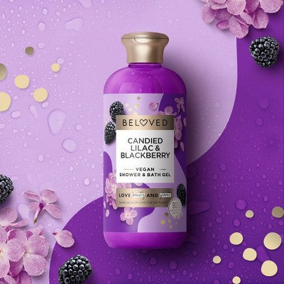 Beloved Candied Lilac & Blackberry Shower & Bath Gel - 11.8 fl oz