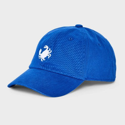 Men's Crab Baseball Hat - Goodfellow & Co Blue