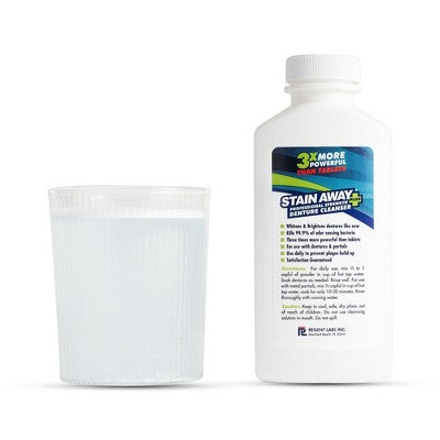Stain Away Plus Denture Cleaner, Professional Strength Formula, 8.1 oz