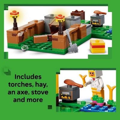 LEGO Minecraft Chicken Farm Building Toy 21585