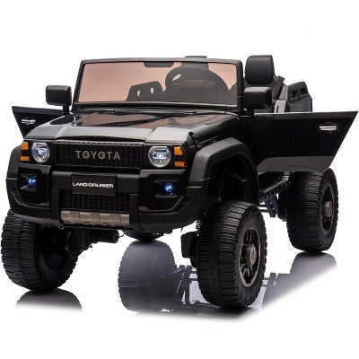 24V 2-Seater Kids Ride-On Truck - Remote Control, Switchable 4WD/2WD, Music & Functional Shovel for Ages 3+ Black (LOCAL PICKUP ONLY)