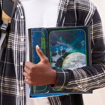 Mead Trapper Keeper 1" Round Ring Binder Moon