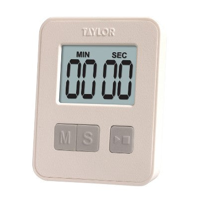 Taylor 99 Minute Slim Digital Timer: Kitchen Cooking Timer, Digital Display, Magnetic Mount, Battery Included