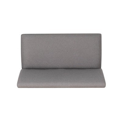Powell Barnes Upholstered Counter Bench Black/Gray (LOCAL PICKUP ONLY)