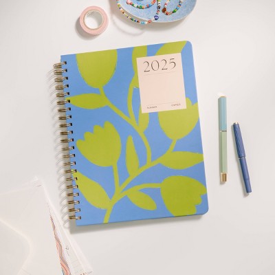 Papier 2025 Weekly/Monthly Planner 11"x9" Tulips