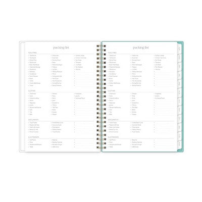 Rhi James for Blue Sky Weekly/Monthly Planner Notes (15 Month) Wirebound 5.875"x8.625" Clear Cover - Greek Village