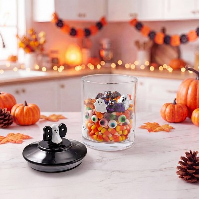 Cook With Color Ghosts Halloween Icon Treat Gifting Jar