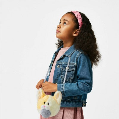 FAO Schwarz Cliqs Plush Kitty Purse