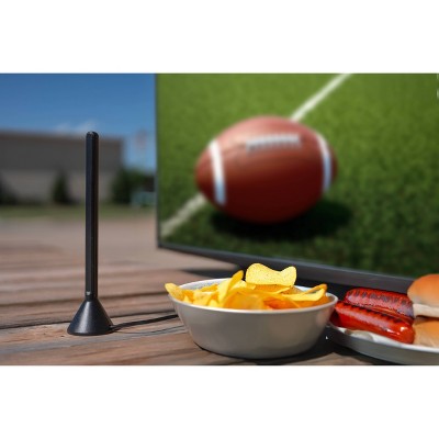Philips Smart TV Indoor Antenna with Strong Magnetic Base, 360 Long Range Reception for Local Channels, 4K/8K Ultra HD-ready