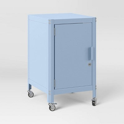Metal Rolling Locker Cabinet Blue - Room Essentials Assembly Required (LOCAL PICKUP ONLY)