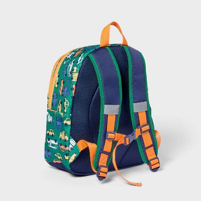Toddler Boys' 14" Backpack Cars - Cat & Jack?: Toddler Boys Bookbag, Vehicle Pattern