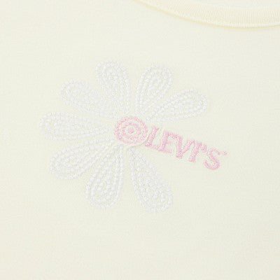 Levi's Girls' Short Sleeve Daisy Side-Tie T-Shirt - Pink/Light Yellow S