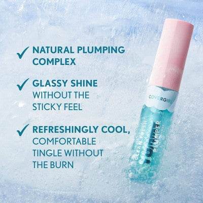 COVERGIRL Clean Fresh Yummy Gloss Plumper - Freeze The Day - 0.33 fl oz