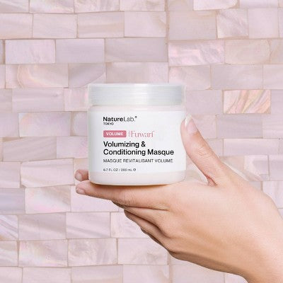 NATURELAB. TOKYO Fuwari Thickening and Conditioning Hair Masque: Deep Hydration, Hair Treatment, Cream Form, All Hair Types