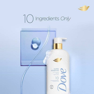 Dove Beauty Serum Ultra Sensitive Body Wash - Fragrance Free - 18.5 fl oz