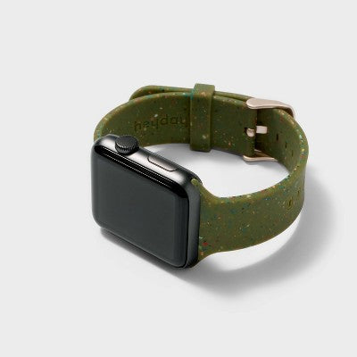 Apple Watch Silicone Band 42/44/45mm - heyday Olive Speckle