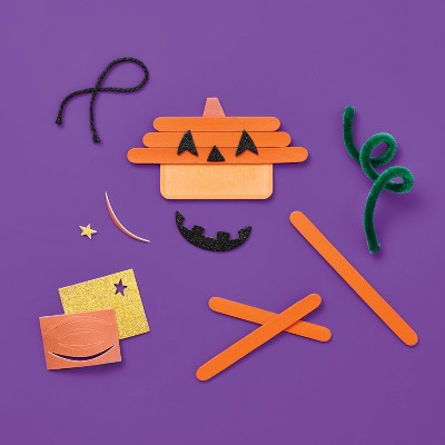 5ct Halloween Craft Stick Character Kit - Mondo Llama