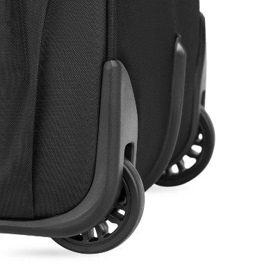 SWISSGEAR Checklite Underseater Carry On Suitcase - Black: Tear-Resistant, 2 Wheels
