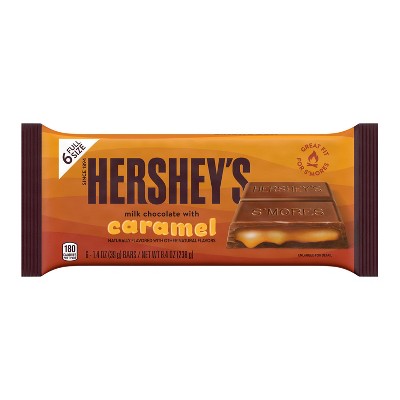 Hershey's Milk Chocolate with Caramel candy Bars - 8.4oz/6ct
