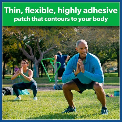 Salonpas Lidocaine 4% Pain Relieving Flex Patch - Odor Free - 7ct