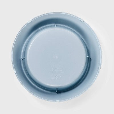 6 Cup PP Dog and Cat Bowl - Boots & Barkley Steel Blue