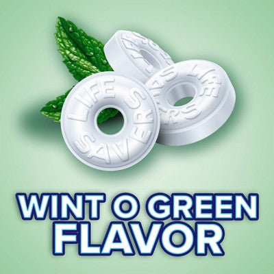 Life Savers Wint-O-Green Breath Mints Hard Candy, Sharing Size - 13oz