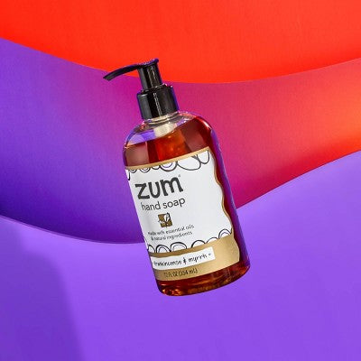 Zum Frankincense & Myrrh Liquid Hand Soap - 12 fl oz: Paraben-Free Sulfate-Free Phthalate-Free Gluten-Free Cleanser