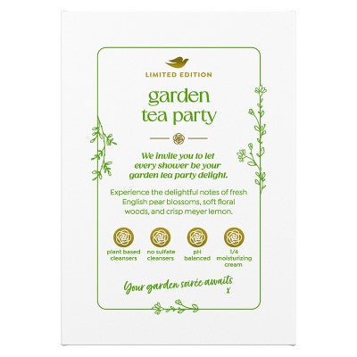 Dove Beauty Garden Tea Party Bar Soaps - English Pear Blossom - Limited Edition - 15oz/4pk