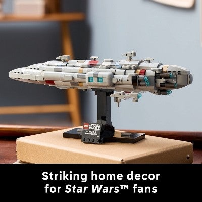 LEGO Star Wars Home One Starcruiser Buildable Spaceship Toy Model Kit 75405