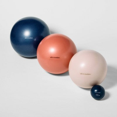Weighted Stability Exercise Ball - Cream 55cm - All In Motion