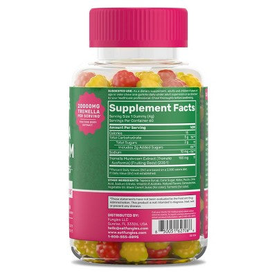 Fungies Tremella Mushroom Beauty Vitamin Vegan Gummies - 60ct