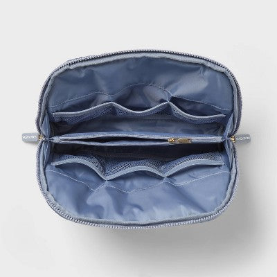Sonia Kashuk Foldover Makeup Bag - Metallic Blue